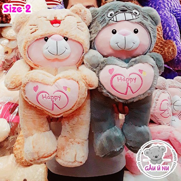 Size 2 với 2 màu cà phê sữa và màu xám